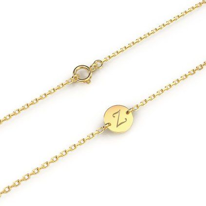personalizovaný zlatý náramok